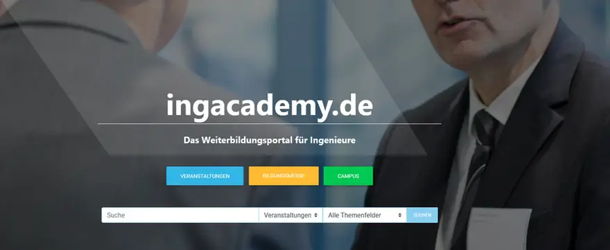 Ingacademy – Website-Referenz